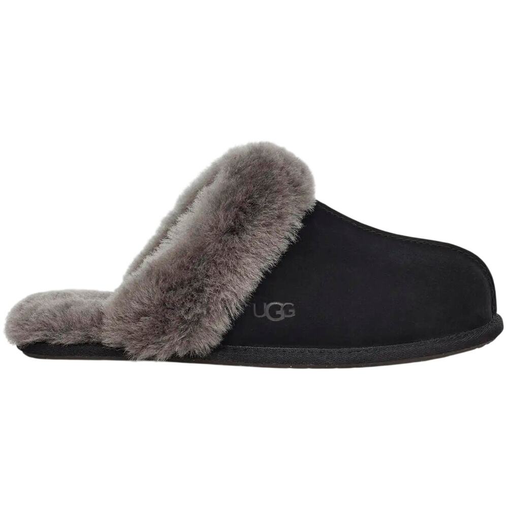 UGG Black and Gray Women's Slippers